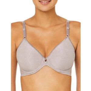 Bali Comfort Revolution Front Close Shaping Underwire Bra Warm Steel